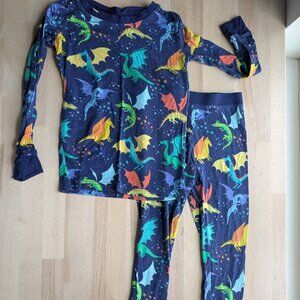 Little Sleepies Pajamas 2 Piece Long Sleeve Set - 4T Dragon Galaxy